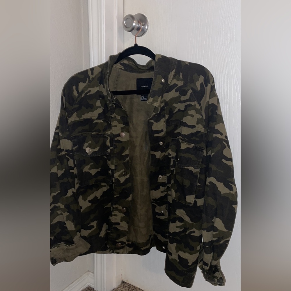 Oversized Camo Jacket
